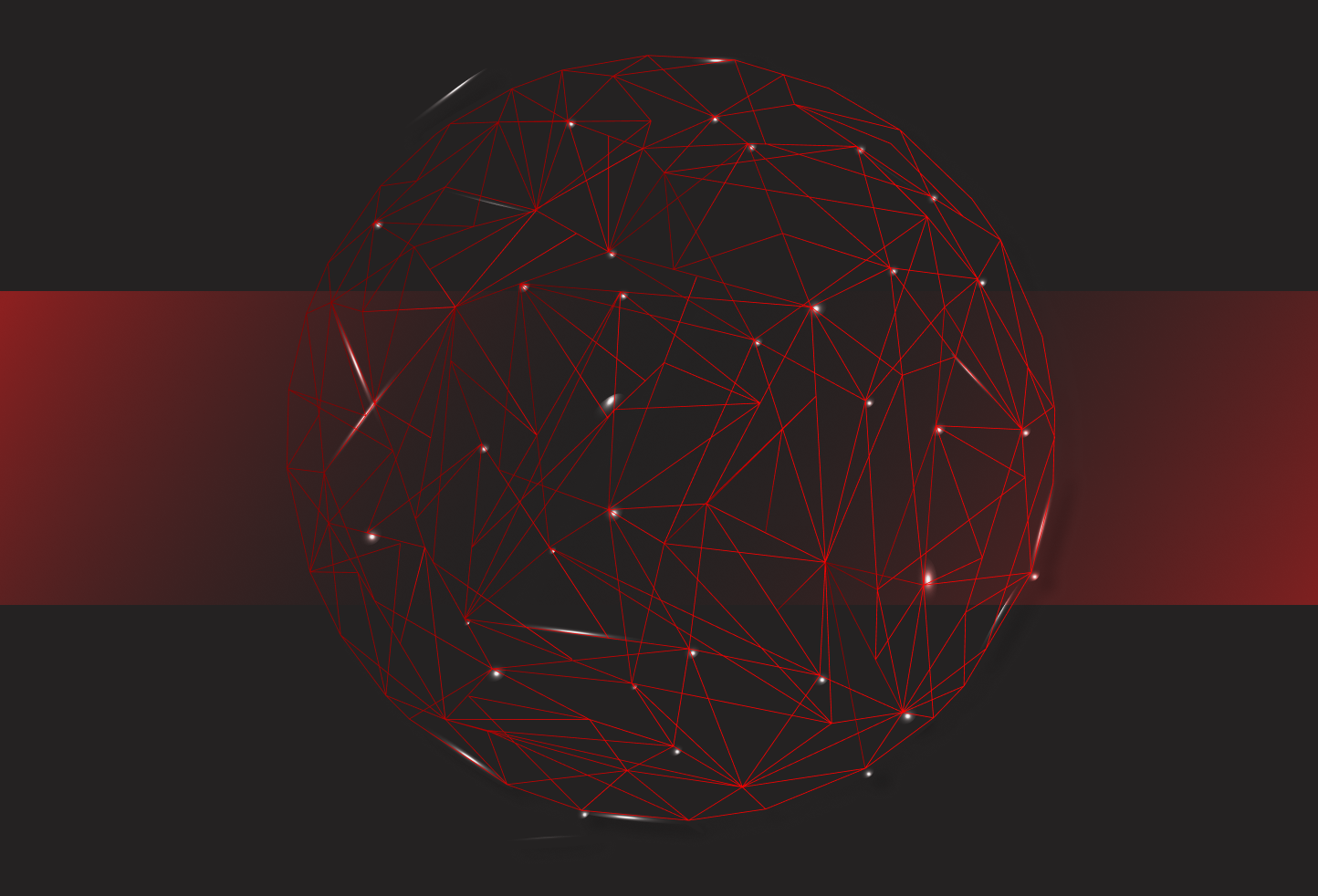 A picture of circle made of nodes